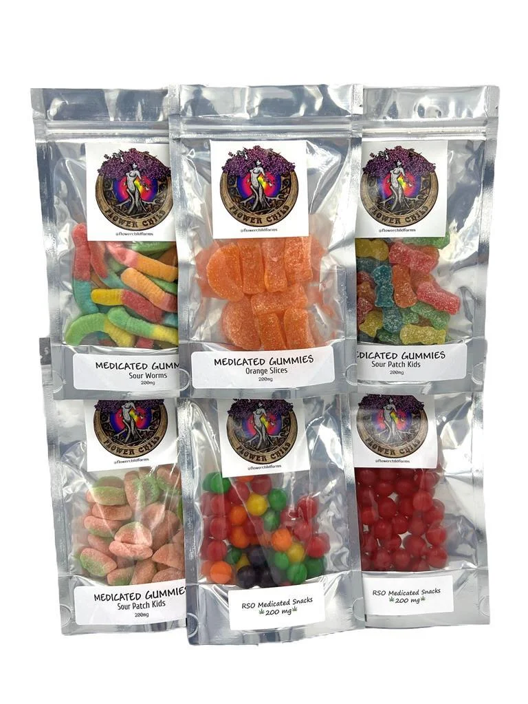 ASSORTED RSO MEDICATED CANDIES: 200 