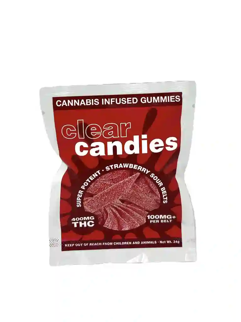 STRAWBERRY BELTS: 400 MG.