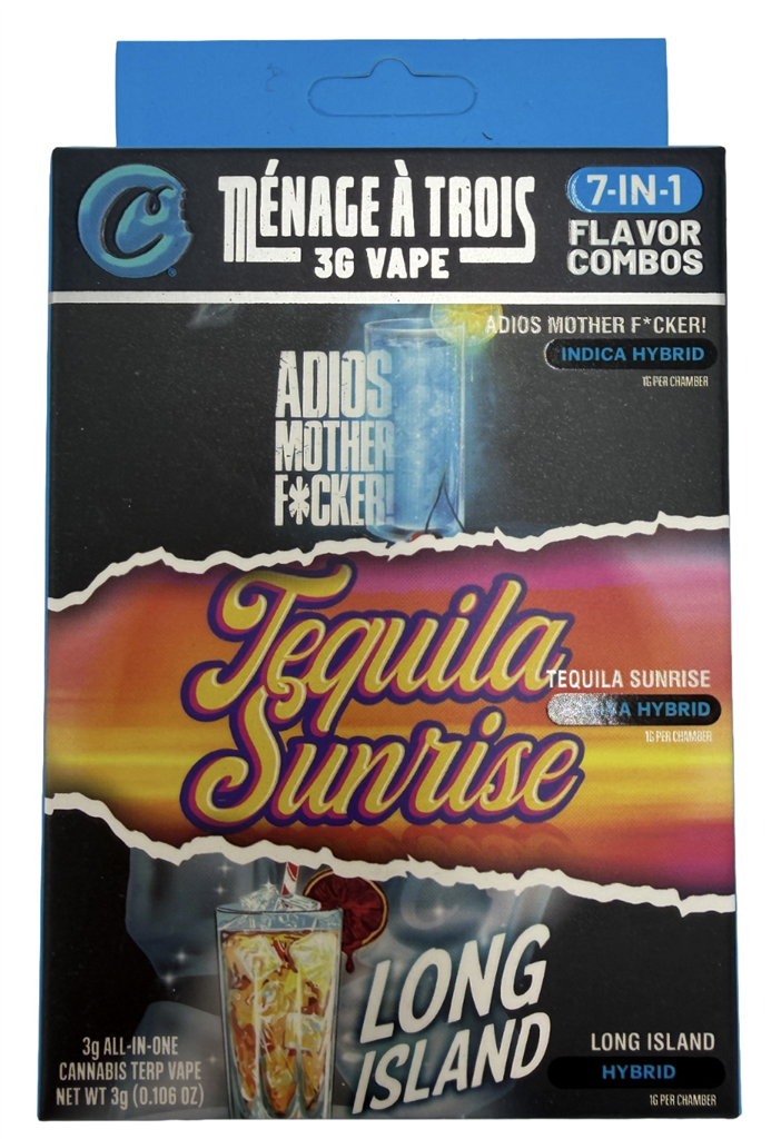 ADIOS/TEQUILLA SUNRISE/LONG ISLAND: 88.83%