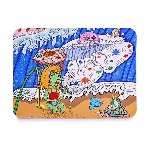 BEACH SCENE DAB MAT