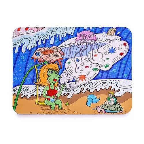 BEACH SCENE DAB MAT