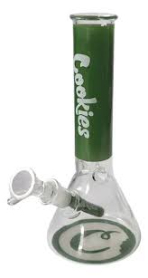 18" GREEN COOKIES WATER PIPE